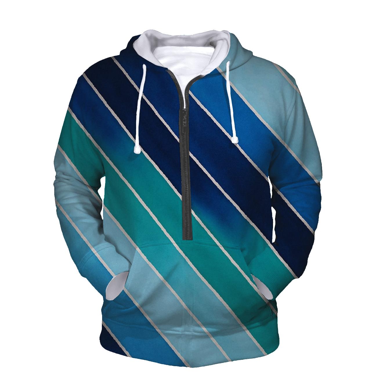 Arashi Nebula Diagonal Drift heavyweight hoodies