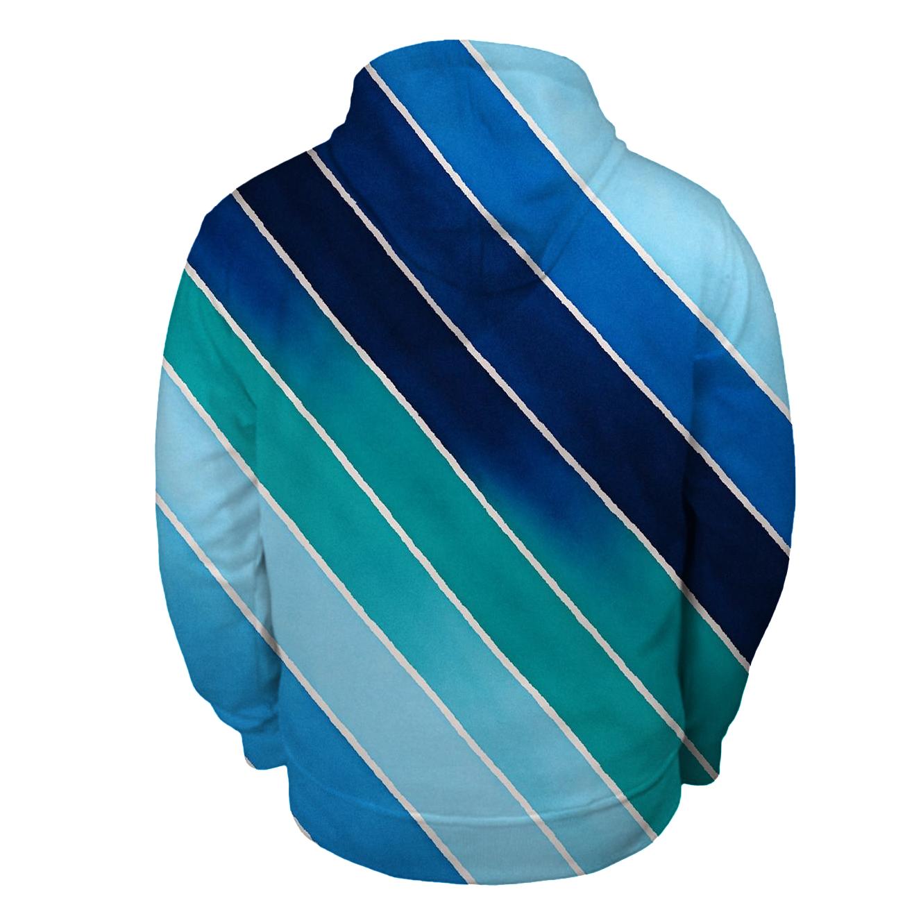 Arashi Nebula Diagonal Drift heavyweight hoodies