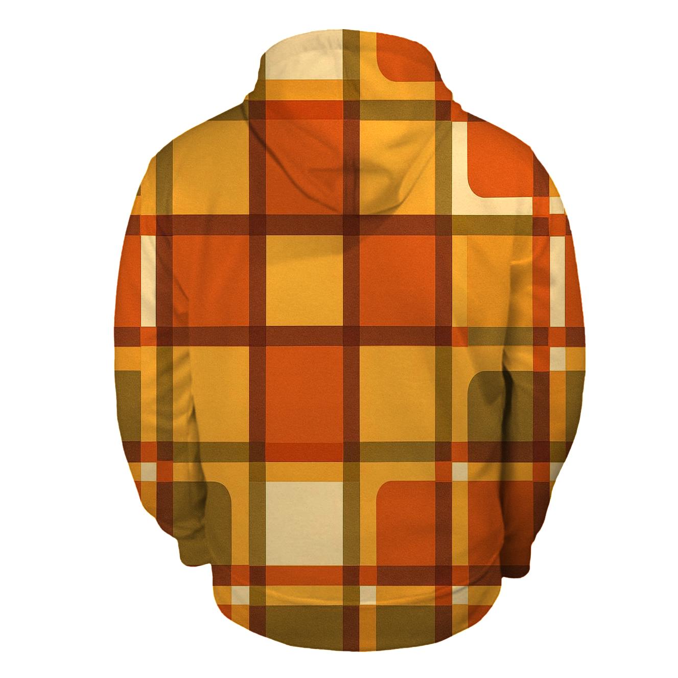 Harvest Plaid Coffeehouse Tiles hoodie designs