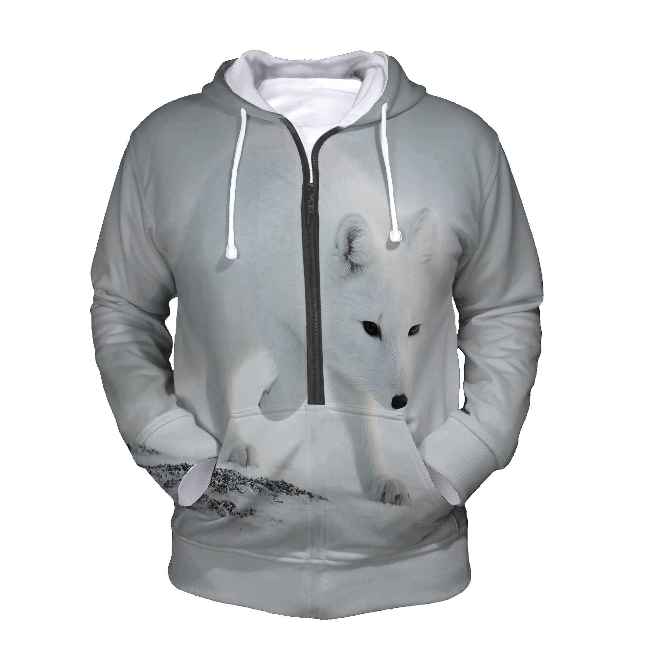 Frostline Forager Arctic Fox hoodie trends