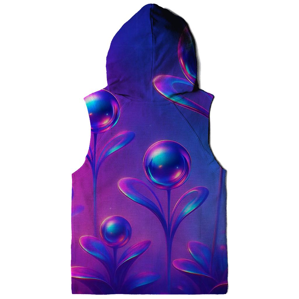 Chrome Aurora Orb Garden hoodie styles