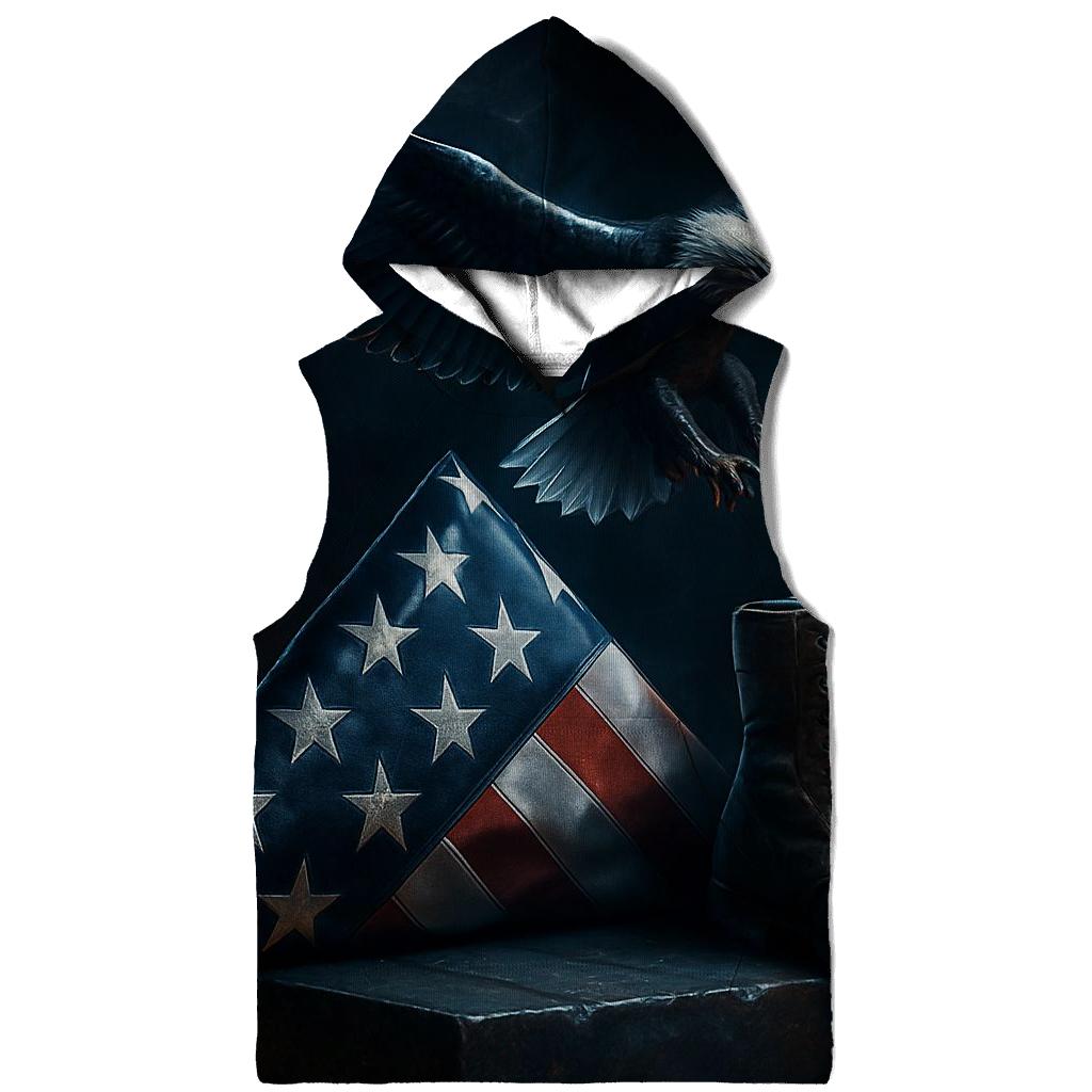 Steel Wings Over The Memorial Fold pullover hoodies
