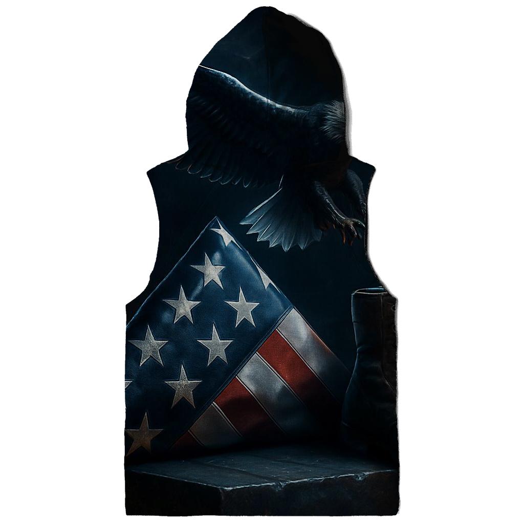 Steel Wings Over The Memorial Fold pullover hoodies