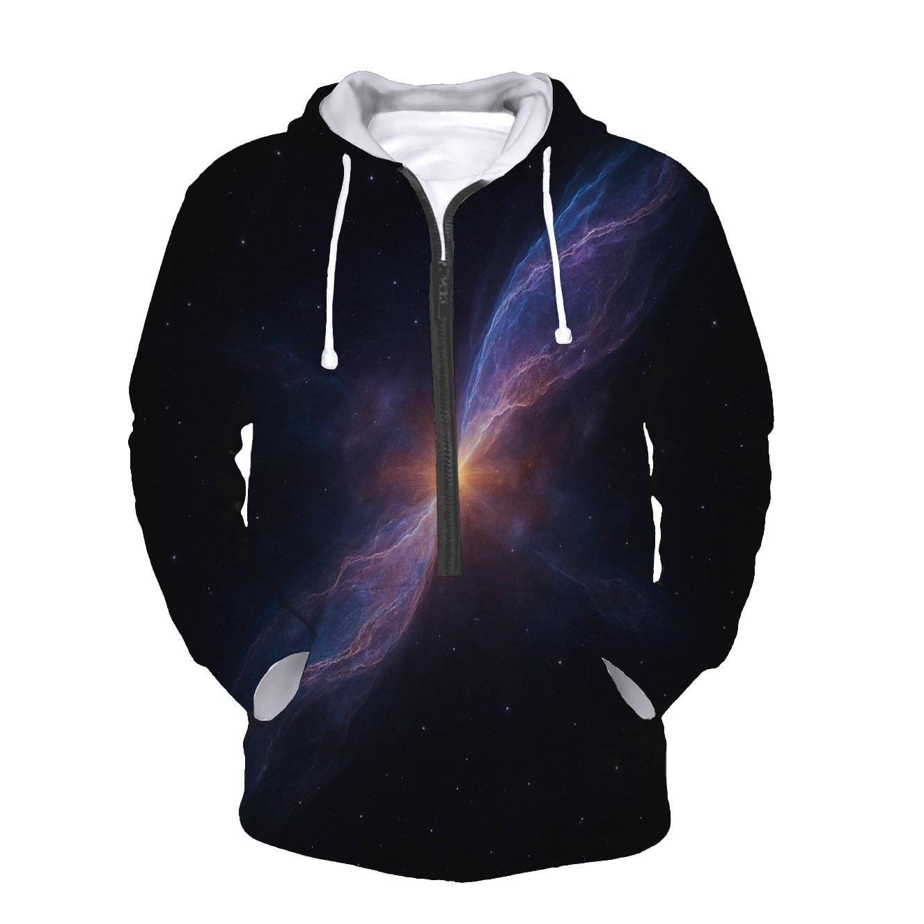 Bipolar Jet Outflow Veil lightweight hoodies