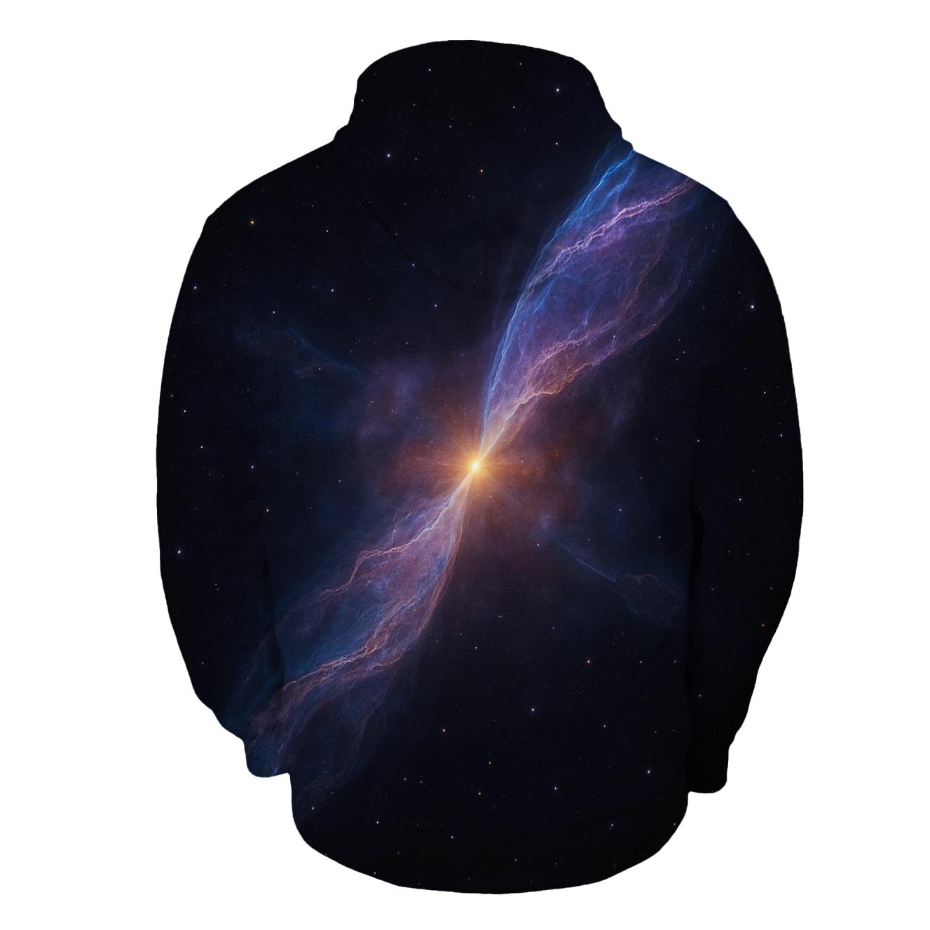 Bipolar Jet Outflow Veil lightweight hoodies