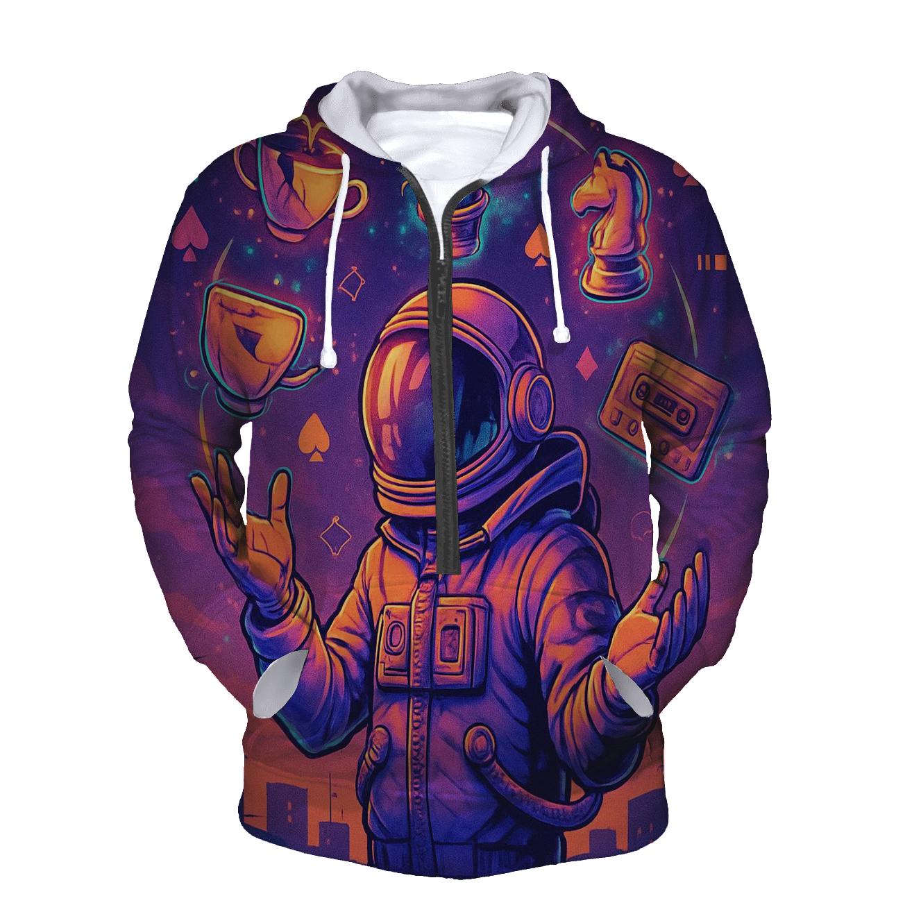 Gravity Juggler At Dusk graphic hoodies
