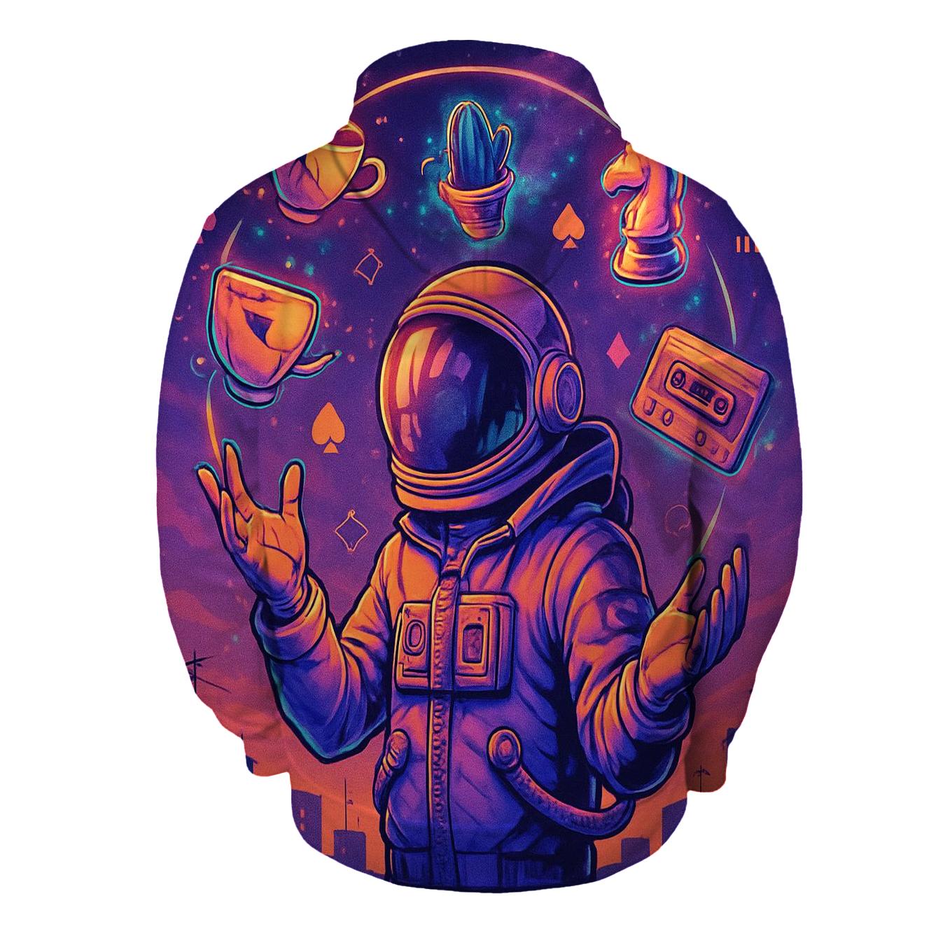 Gravity Juggler At Dusk graphic hoodies