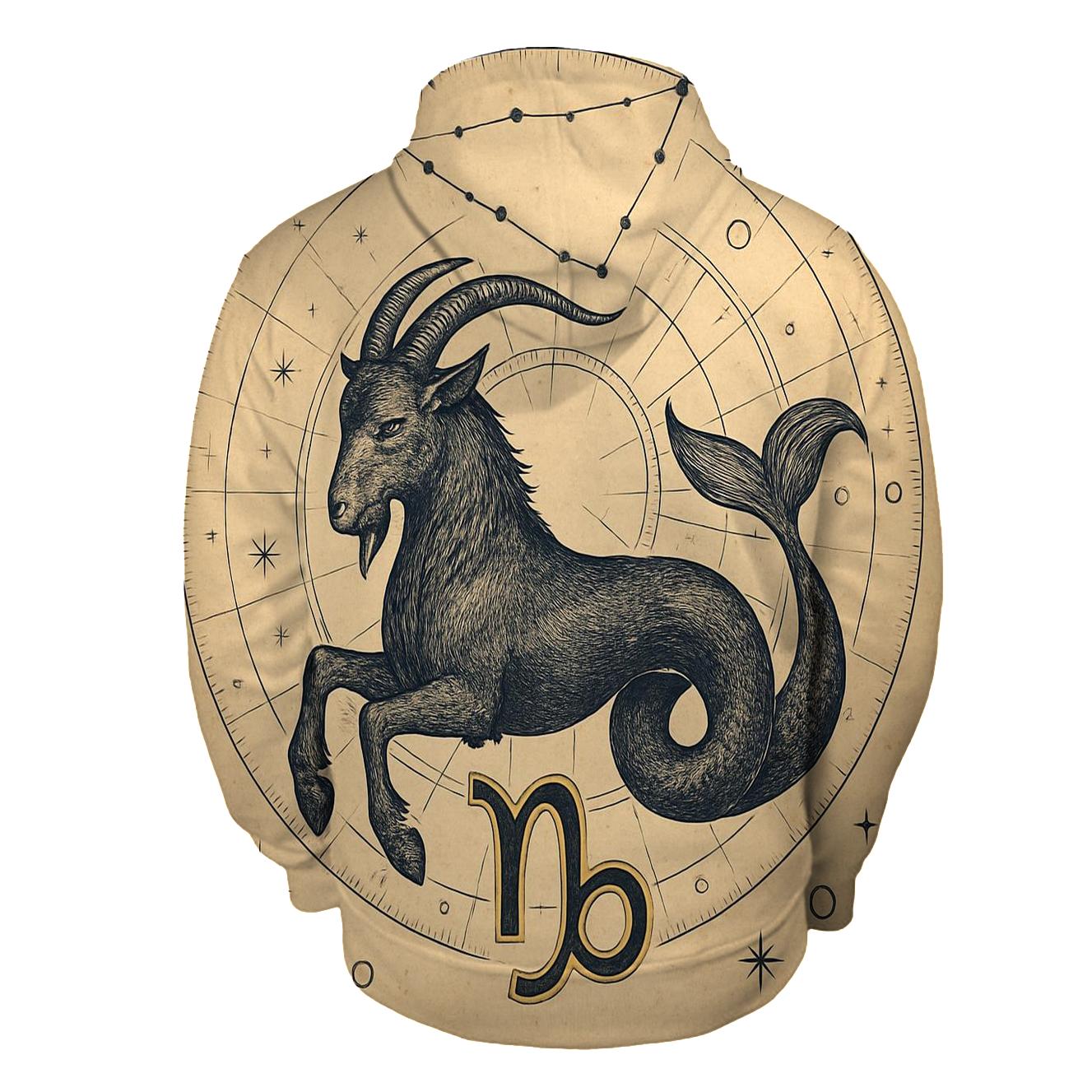 Capricorn Sea Goat Astral Chart Emblem hoodie trends