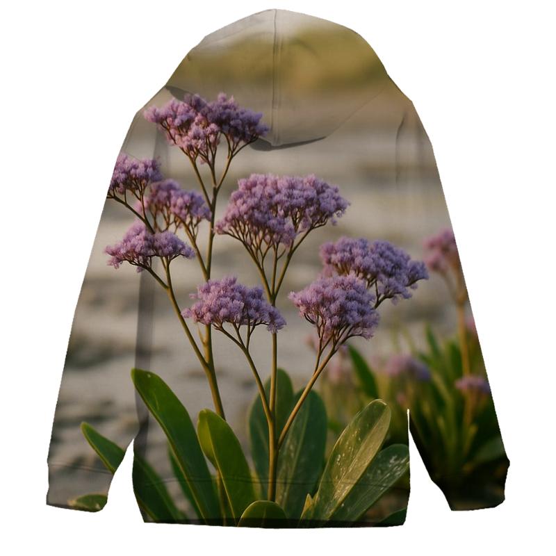 Salt Marsh Sea Lavender At Spring Tide hoodie styles