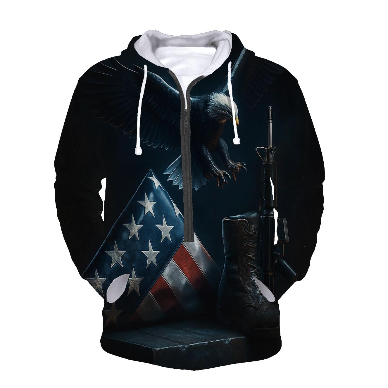 Steel Wings Over The Memorial Fold hoodie styles