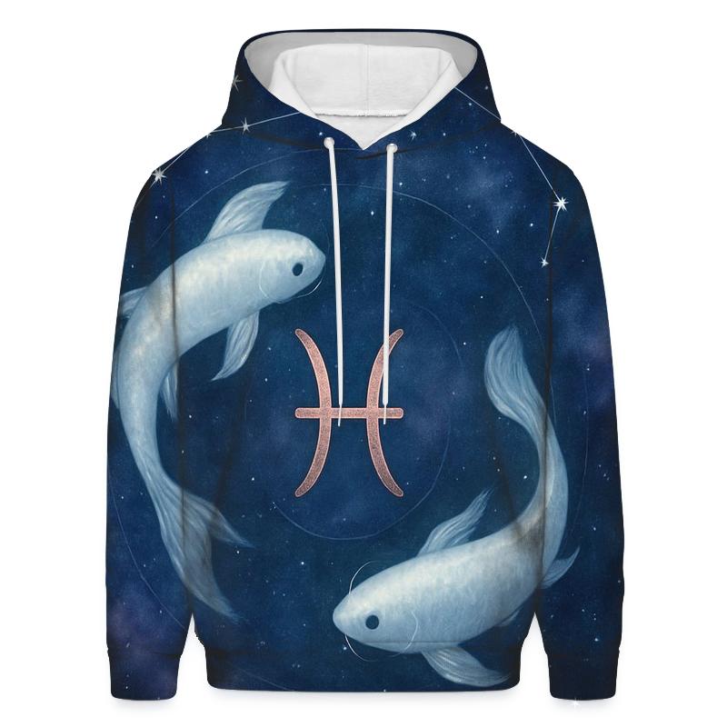 Pisces Koi Nebula Constellation Drift hoodies fashion