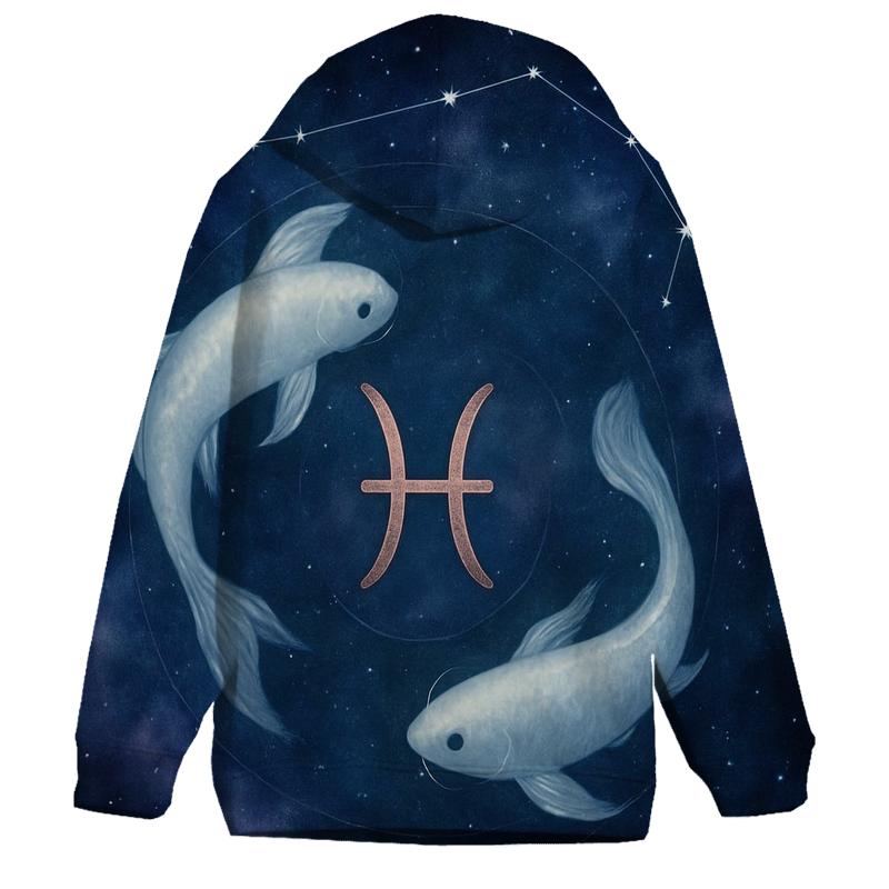 Pisces Koi Nebula Constellation Drift hoodies fashion