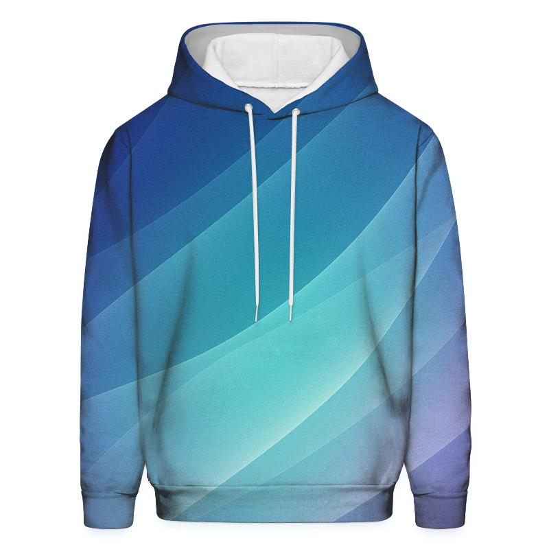 Aurora Drift Mesh Gradient graphic hoodies