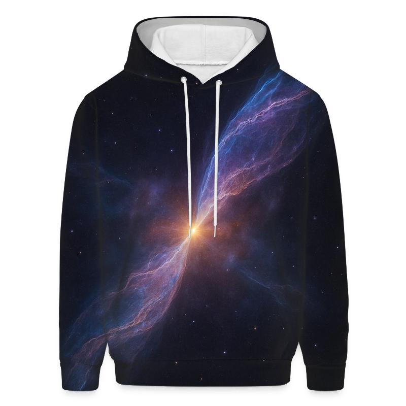 Bipolar Jet Outflow Veil zip-up hoodies