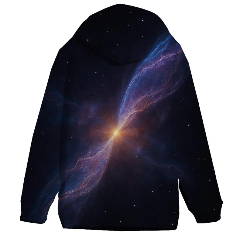 Bipolar Jet Outflow Veil zip-up hoodies