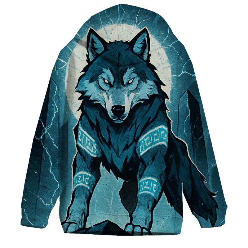 Runebound Storm Warden Wolf designer hoodies