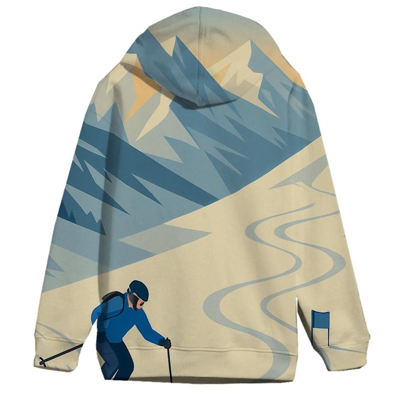 Summit Slalom Snow Geometry custom hoodies