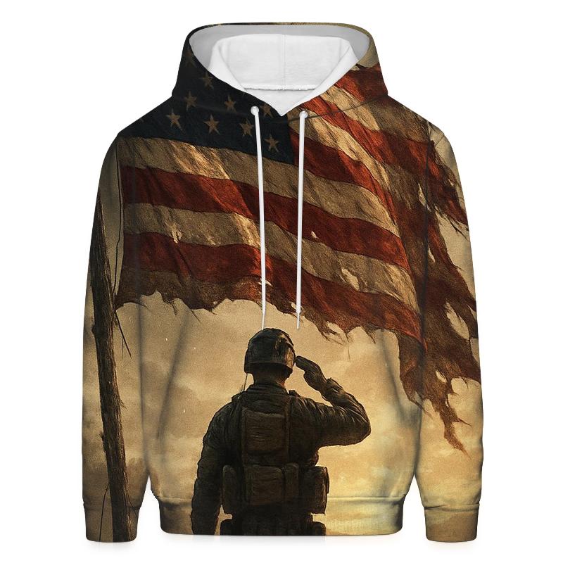 Dawn Vigil Under The Torn Stripes zip-up hoodies