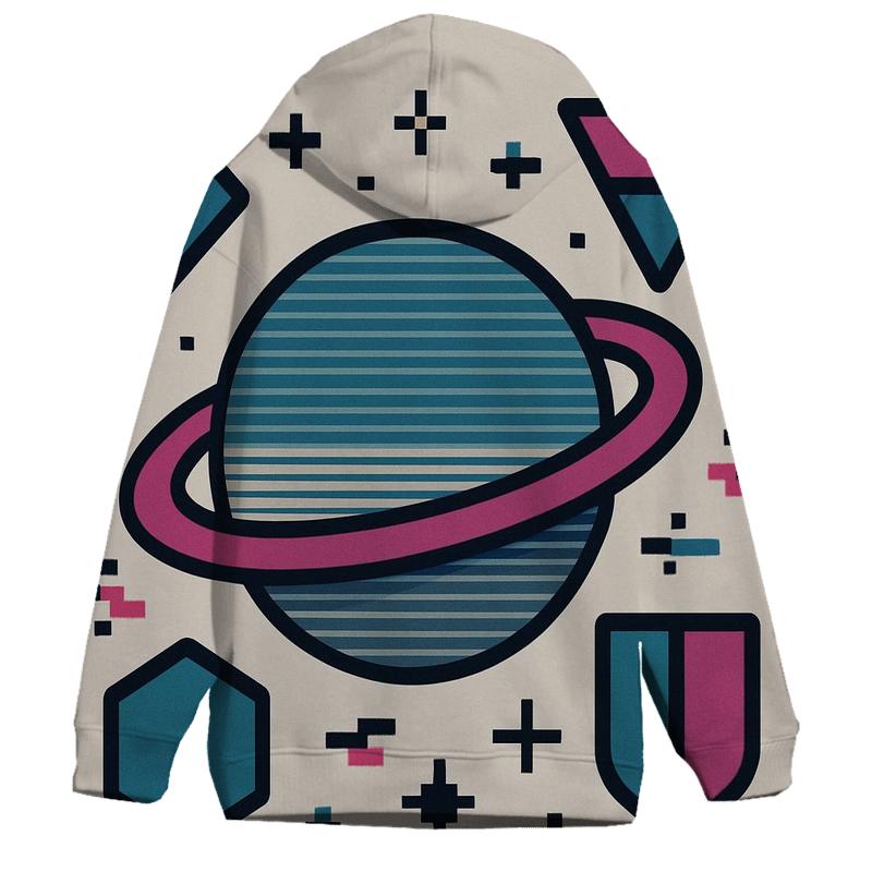 VHS Planetary Scanlines hoodie designs