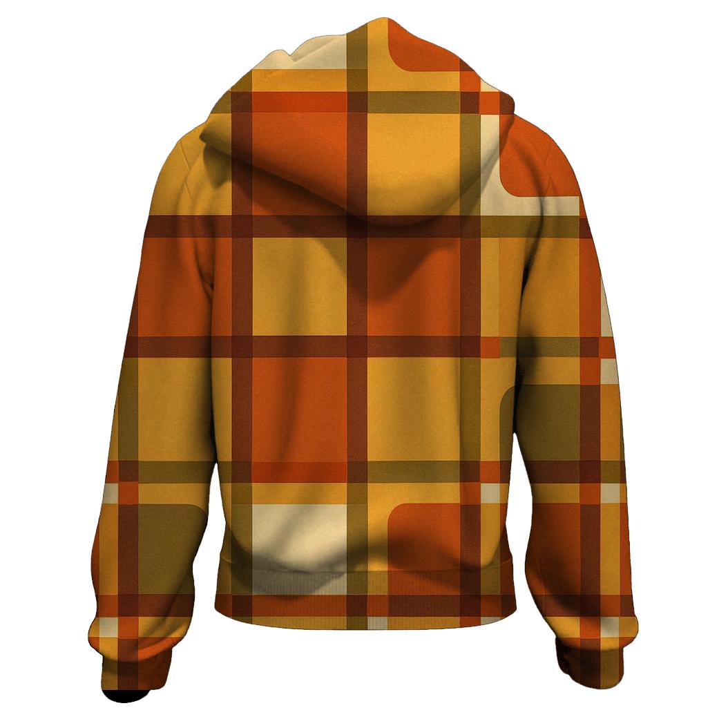 Harvest Plaid Coffeehouse Tiles hoodie designs