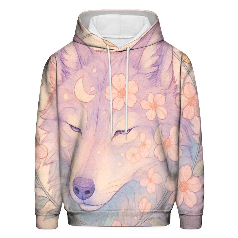 Lunar Orchard Dreamwalker Wolf zip-up hoodies