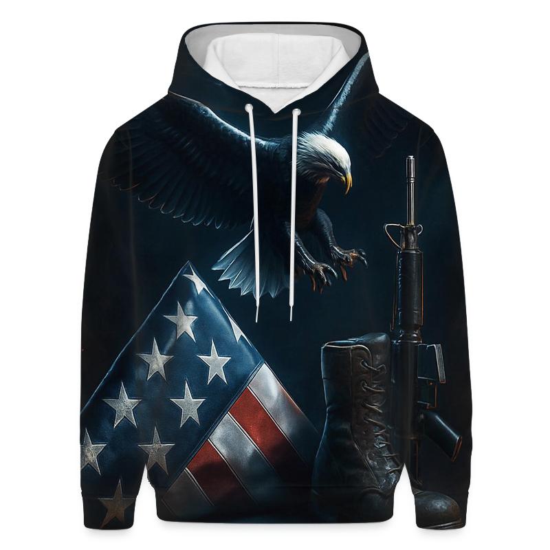 Steel Wings Over The Memorial Fold custom hoodies