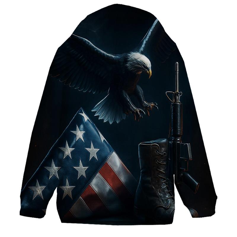 Steel Wings Over The Memorial Fold custom hoodies