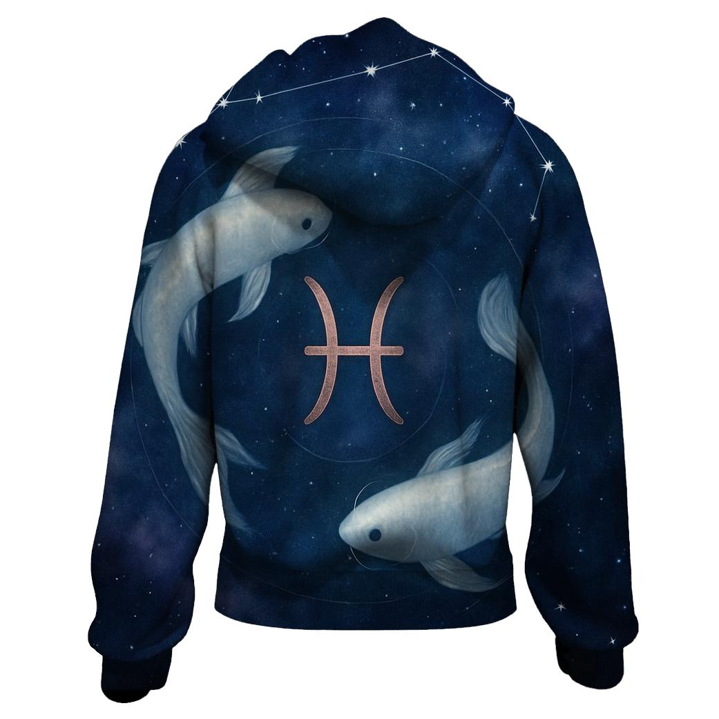 Pisces Koi Nebula Constellation Drift hoodies fashion