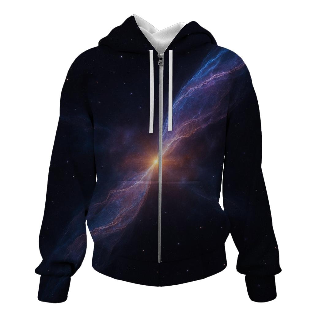 Bipolar Jet Outflow Veil graphic hoodies