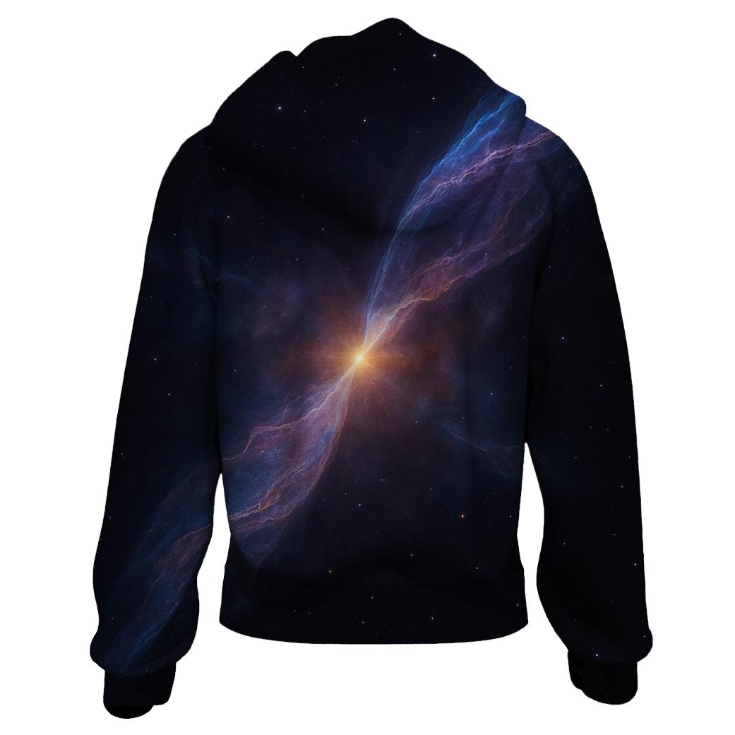 Bipolar Jet Outflow Veil graphic hoodies