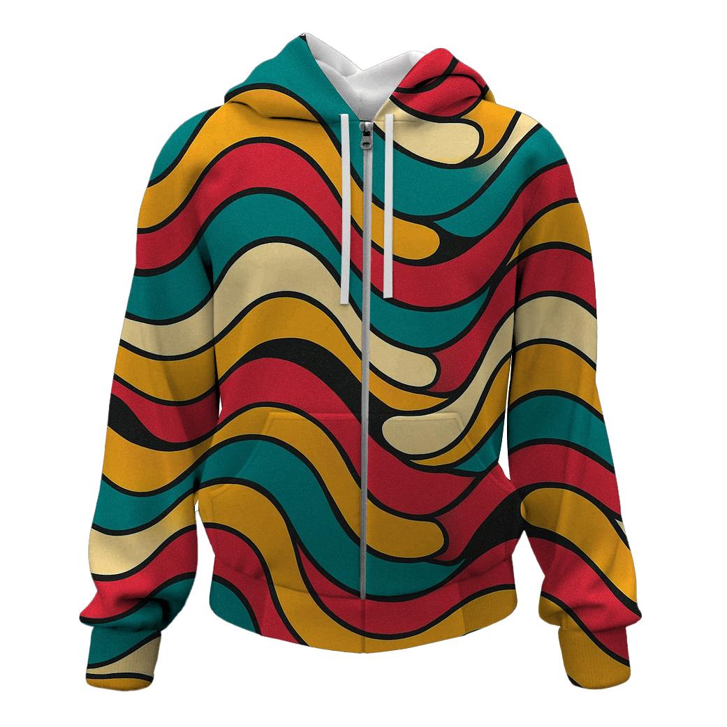 Groovy Lava Lamp Wave Bands hoodie trends