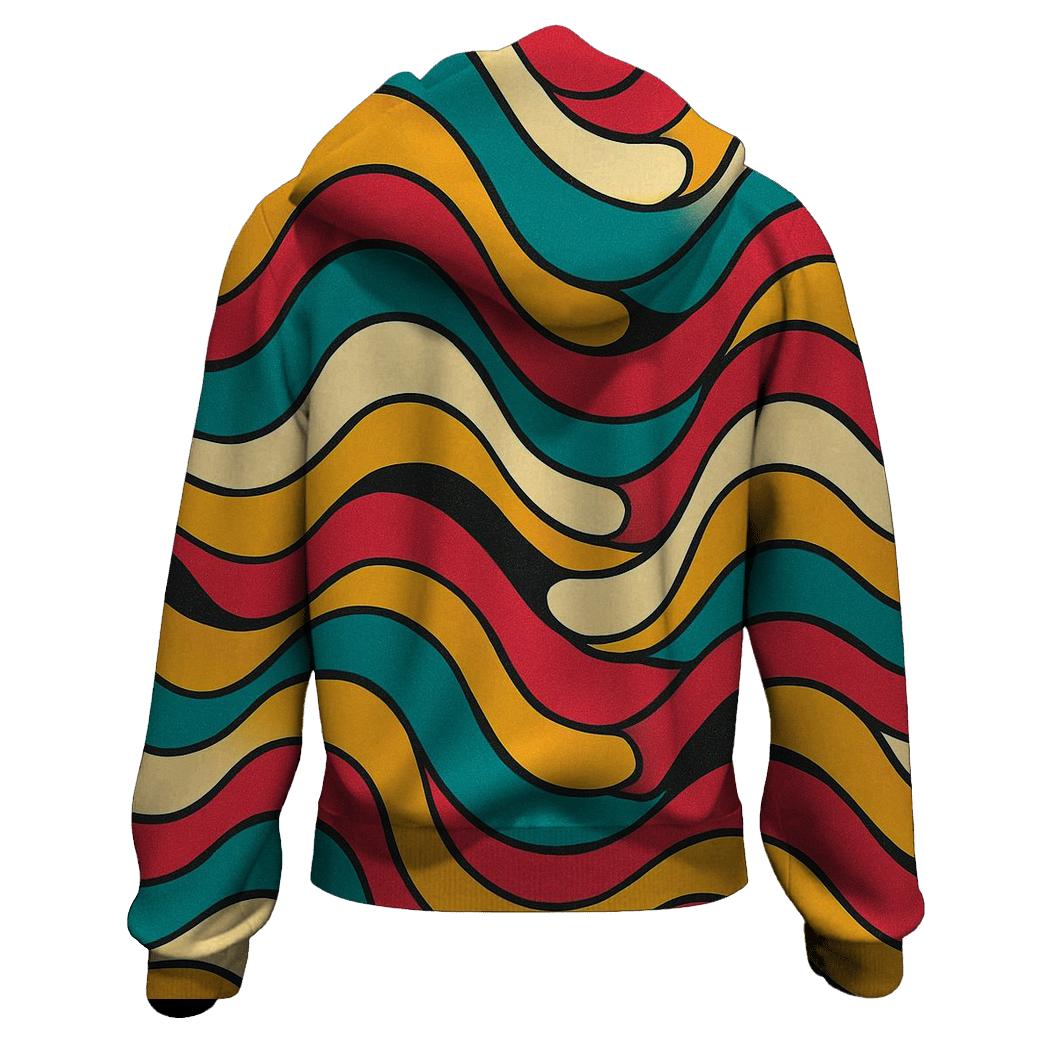 Groovy Lava Lamp Wave Bands hoodie trends
