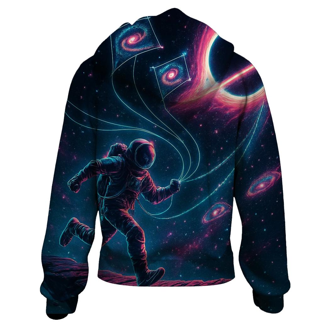 Black Hole Kite Festival zip-up hoodies