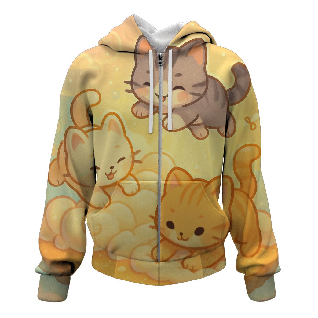 Sunrise Cloud Bakery Kittens hoodie designs