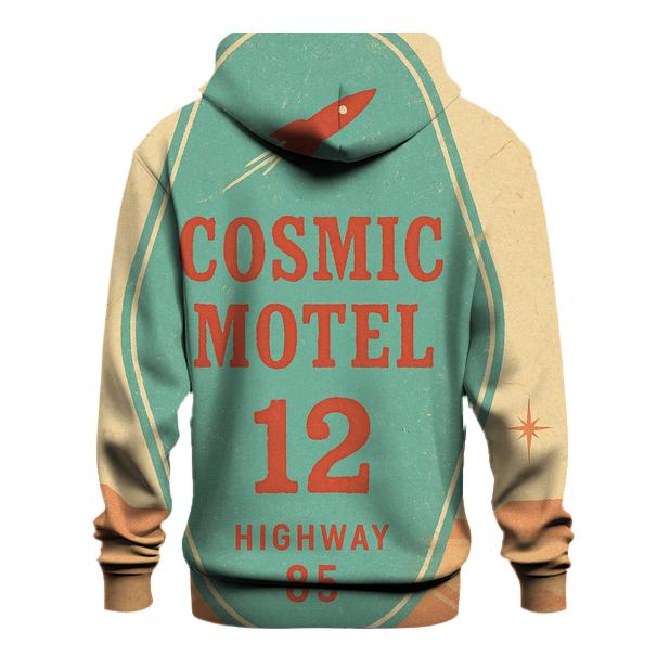 Faded Space Age Motel Key Tag Poster designer hoodies