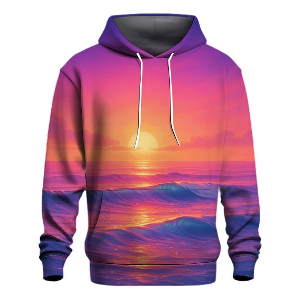 Tideglass Sunset Mirage printed hoodies