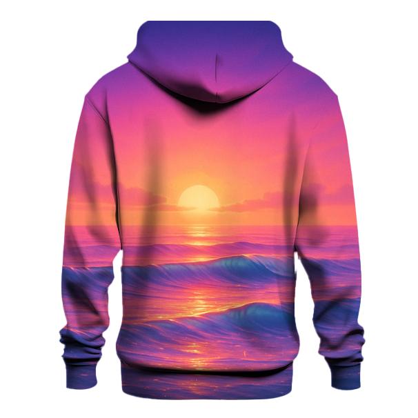 Tideglass Sunset Mirage printed hoodies