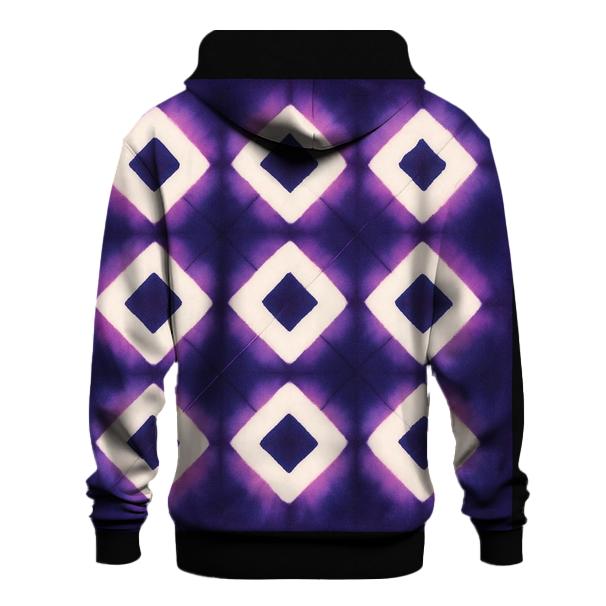 Itajime Eclipse Lattice embroidered hoodies