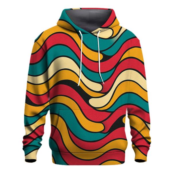 Groovy Lava Lamp Wave Bands designer hoodies