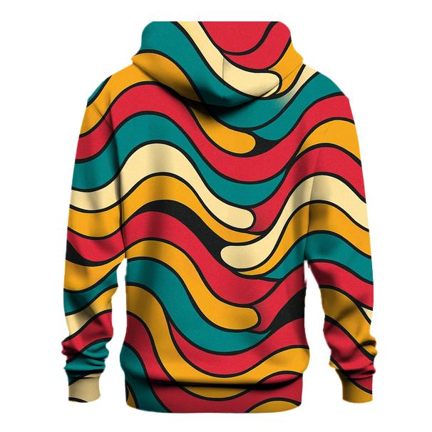 Groovy Lava Lamp Wave Bands designer hoodies