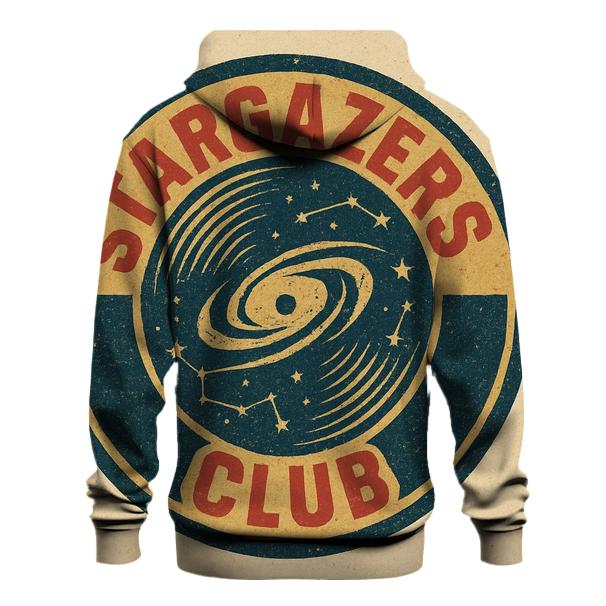 Distressed Vinyl Astronomy Club Badge zip-up hoodies