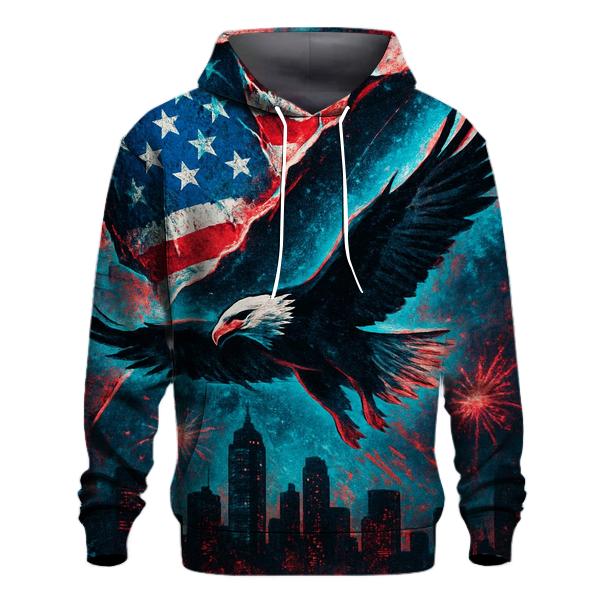 Graffiti Skyline Flag Rift premium hoodies