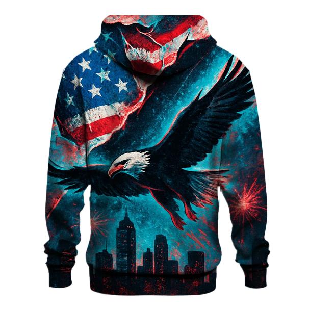 Graffiti Skyline Flag Rift premium hoodies