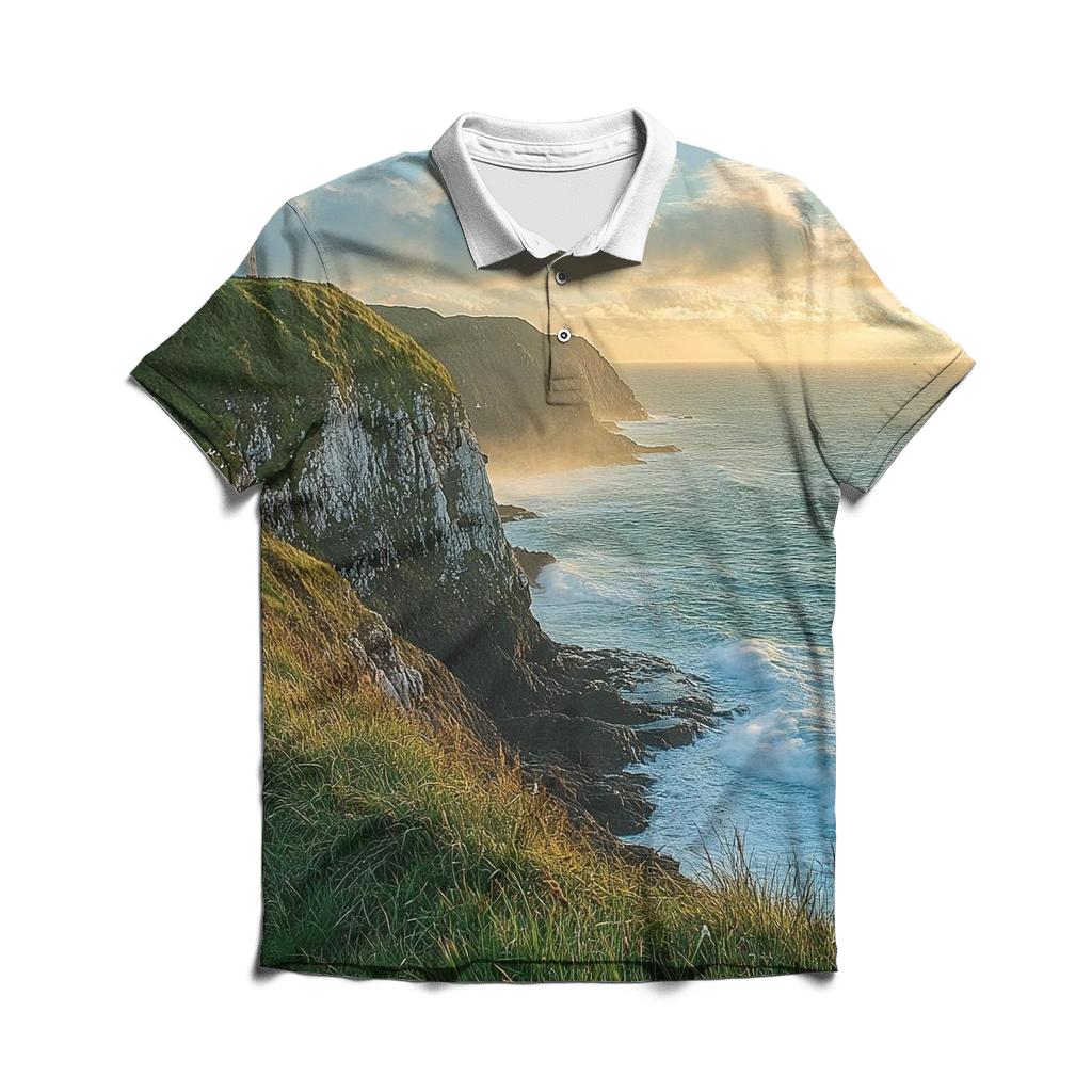 Cape Byron Lighthouse And Coastal Walk casual sports polo shirts