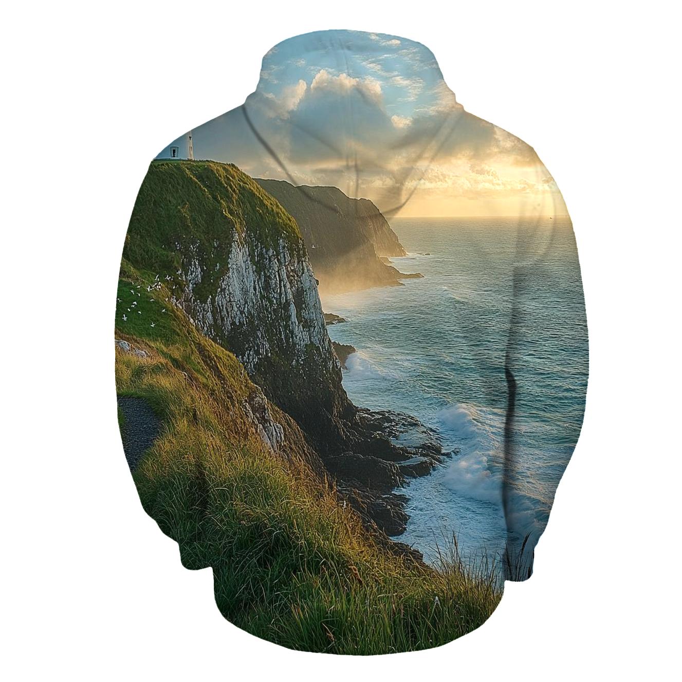 Cape Byron Lighthouse And Coastal Walk embroidered hoodies