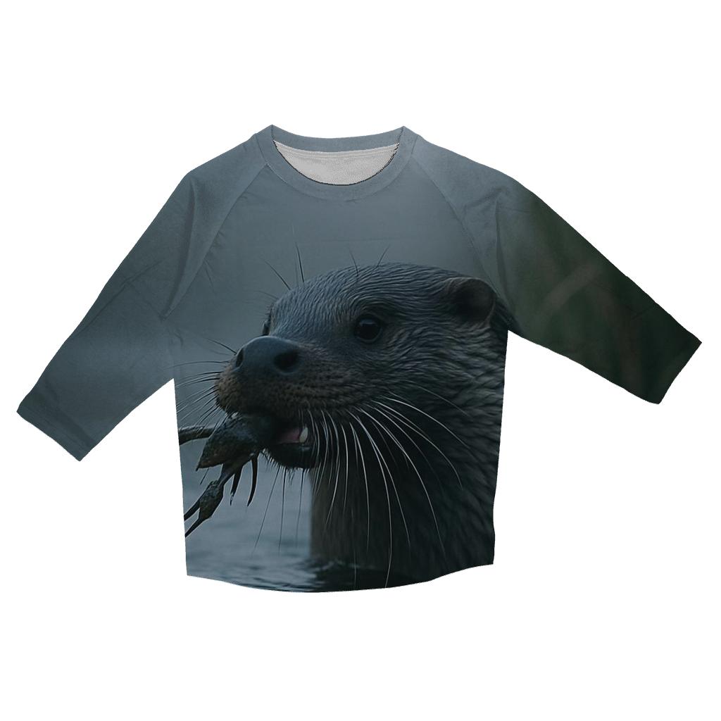 Mistline Forager Eurasian Otter personalized 3/4 sleeve tees