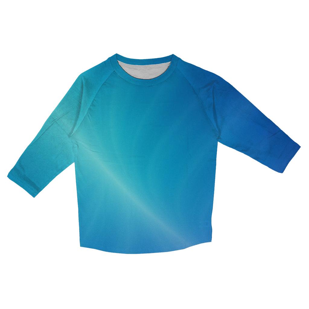 Polar Prism Drift Gradient designer 3/4 sleeve blouses