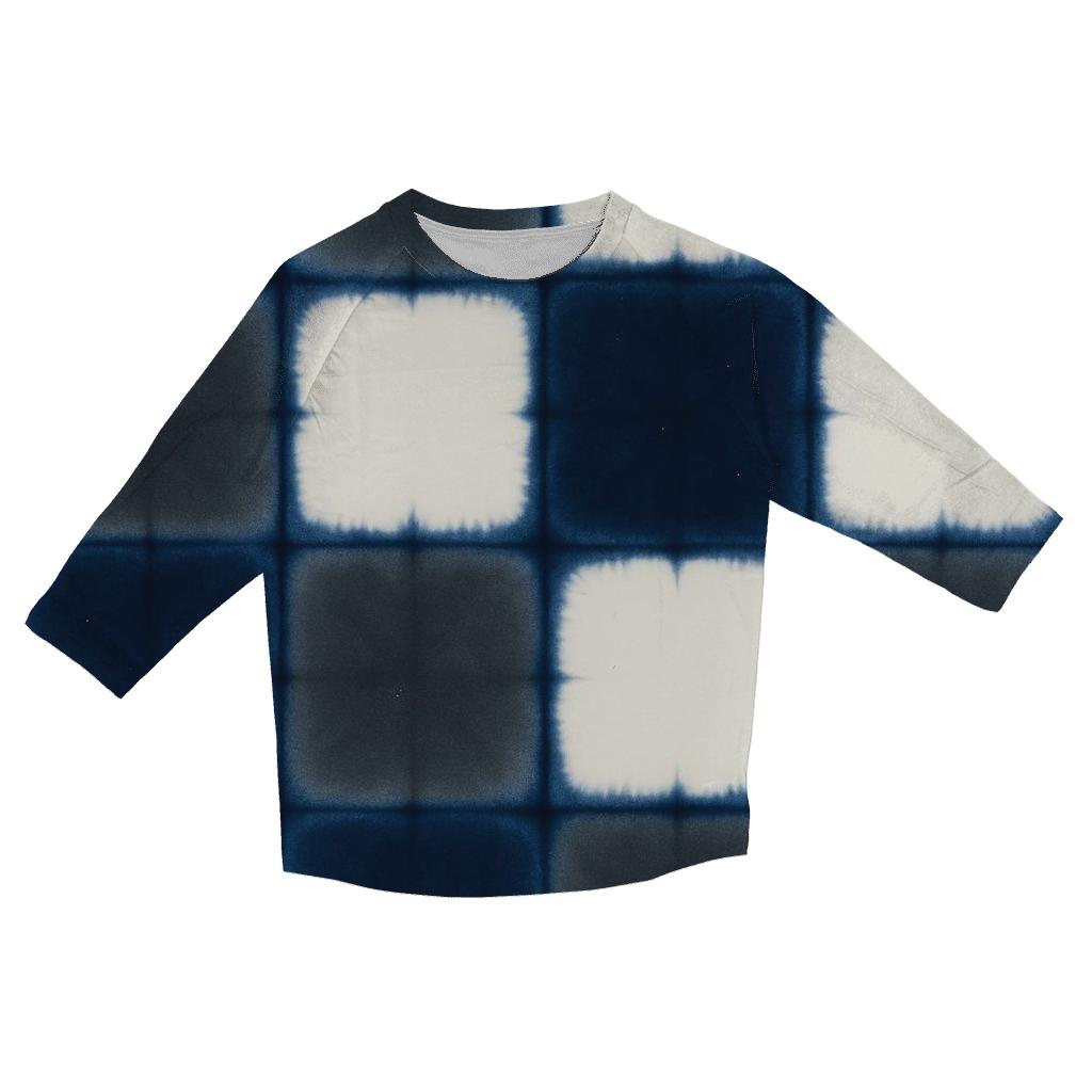 Eclipse Itajime Clamp Resist Tiles fashion 3/4 sleeve shirts