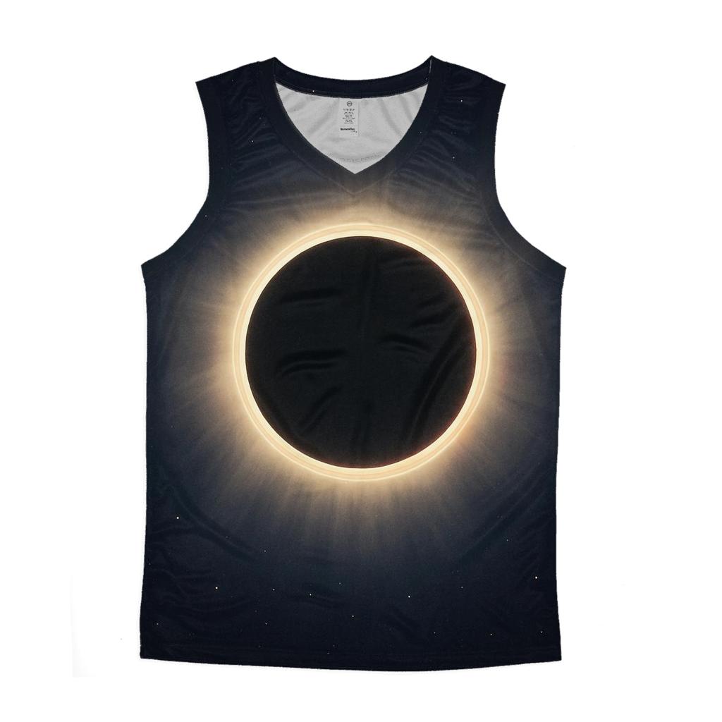 Eclipse Corona Veil With Prominence Knots sports performance tank tops