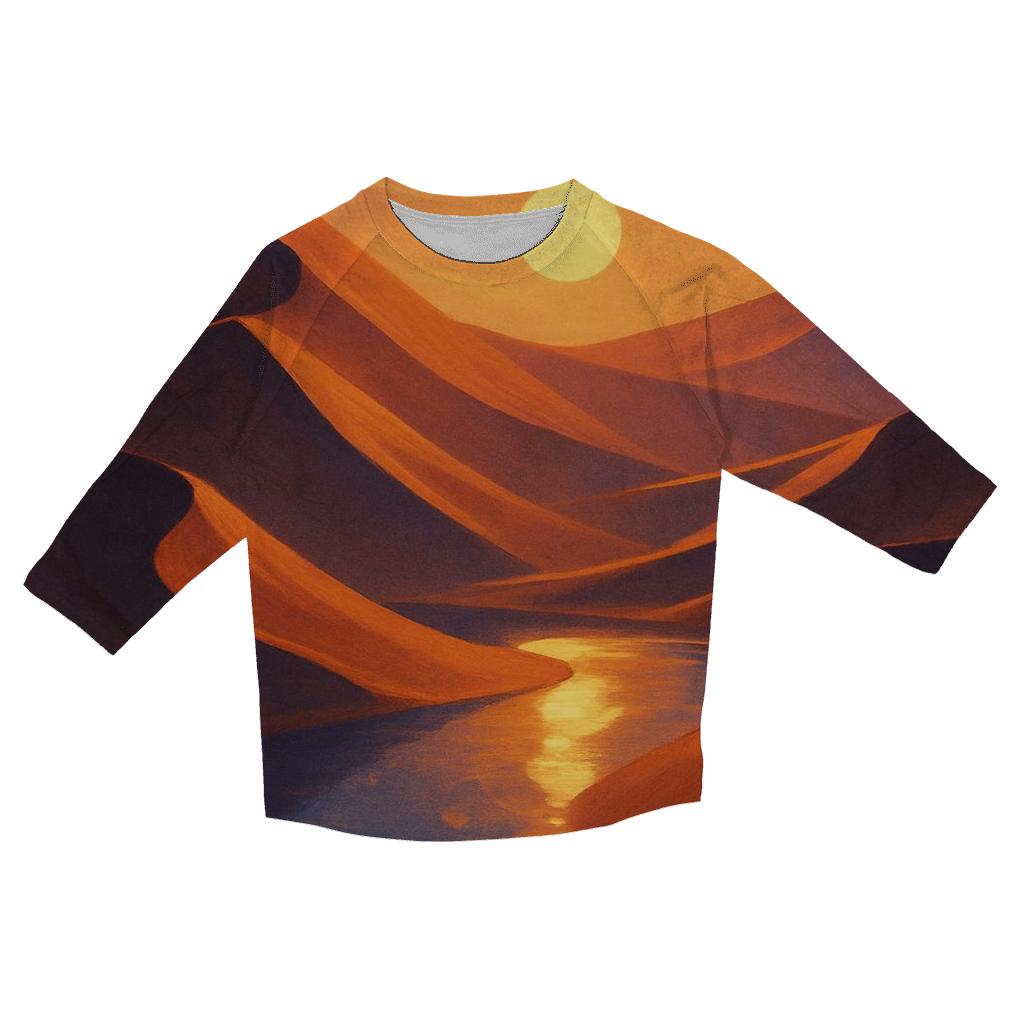 Ember Glass Desert Mirage stylish quarter sleeve tops